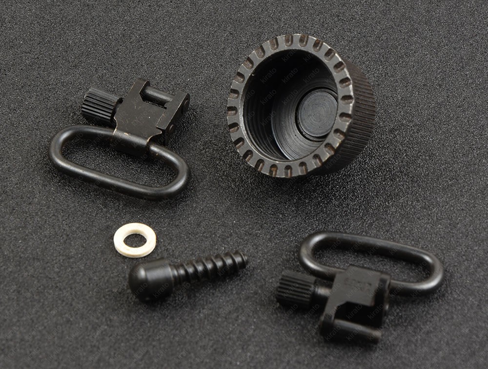 Uncle Mike's all steel sling qd swivels with remington 20 gauge adapter