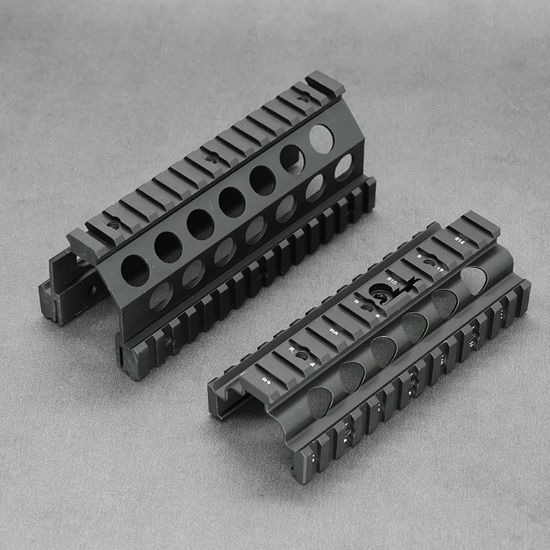 M249 MK46 picatinny gun rail system RIS set nder Rail System Aluminum